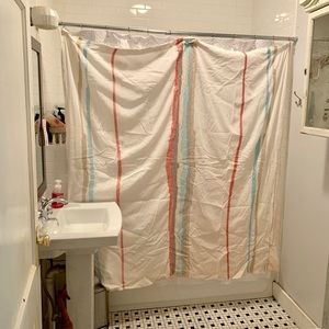 Anthropologie Embroidered Shower Curtain